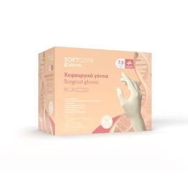 Χειρουργικά Γάντια Λάτεξ Soft Care Χωρίς Πούδρα