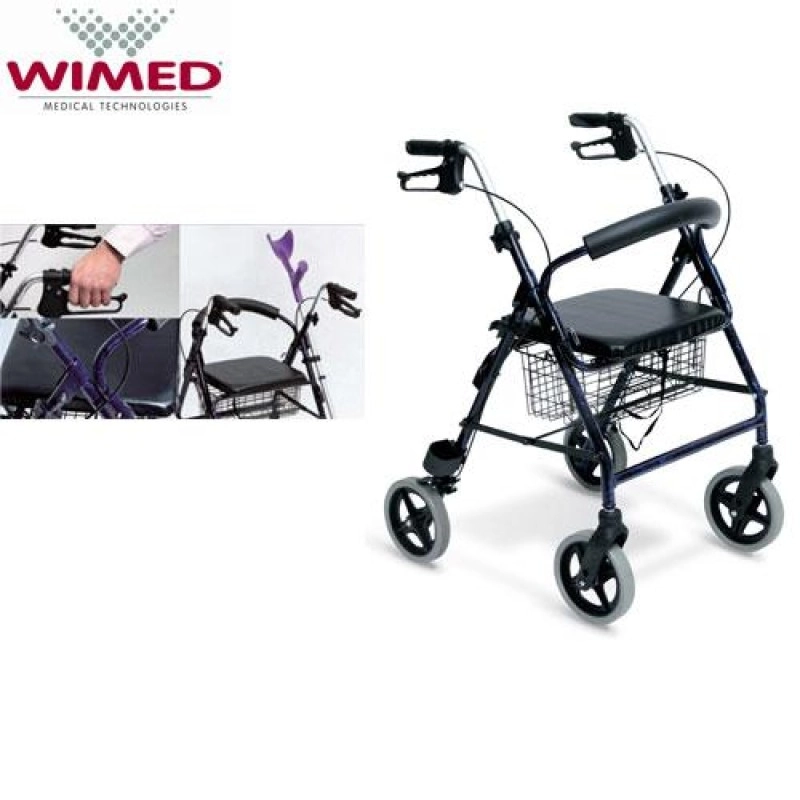 Περιπατητήρας Rollator Αλουμινίου ALU Wimed